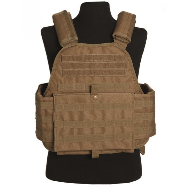 Плитоноска Plate Carrier койот Mil Tec Германия - 3565350
