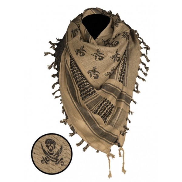 Арафатка-шемаг хлопок 110х110 см койот Mil Tec Германия - 3573966