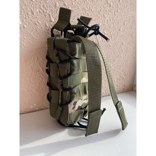 Подвійний штурмовий підсумок для магазинів АК на системі Molle (Мультикам) МК - 3573924 Подвійний штурмовий підсумок для магазинів АК на системі Molle (Мультикам) МК - 3573924