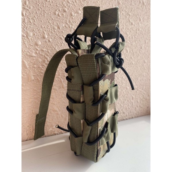 Подвійний штурмовий підсумок для магазинів АК на системі Molle (Мультикам) МК - 3573924 Подвійний штурмовий підсумок для магазинів АК на системі Molle (Мультикам) МК - 3573924