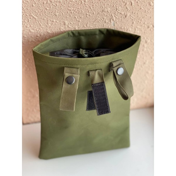 Подсумок для сброса магазинов с подкладкой на кнопках МК Олива - 3573913