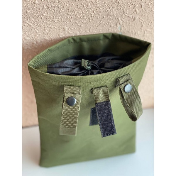 Подсумок для сброса магазинов с подкладкой на кнопках МК Олива - 3573913