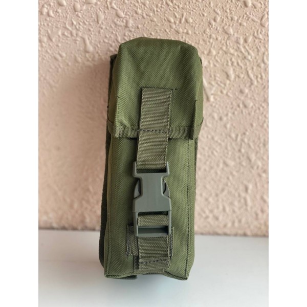 Підсумок для двох магазинів АК закритого типу на фастексі на системі Molle МК (Олива) - 3573911 Підсумок для двох магазинів АК закритого типу на фастексі на системі Molle МК (Олива) - 3573911
