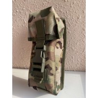 Подсумок для двух магазинов АК закрытого типа на фастексе на системе Molle МК (Мультикам)