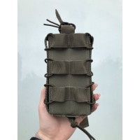 Одинарний штурмовий підсумок для магазинів АК на системі Molle (Олива) МК