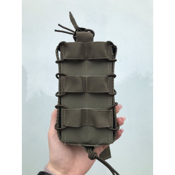 Одинарний штурмовий підсумок для магазинів АК на системі Molle (Олива) МК - 3573905