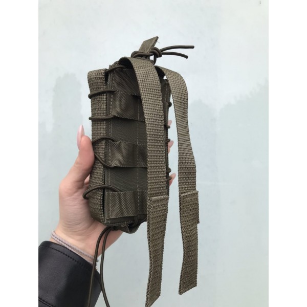 Одинарний штурмовий підсумок для магазинів АК на системі Molle (Олива) МК - 3573905 Одинарний штурмовий підсумок для магазинів АК на системі Molle (Олива) МК - 3573905