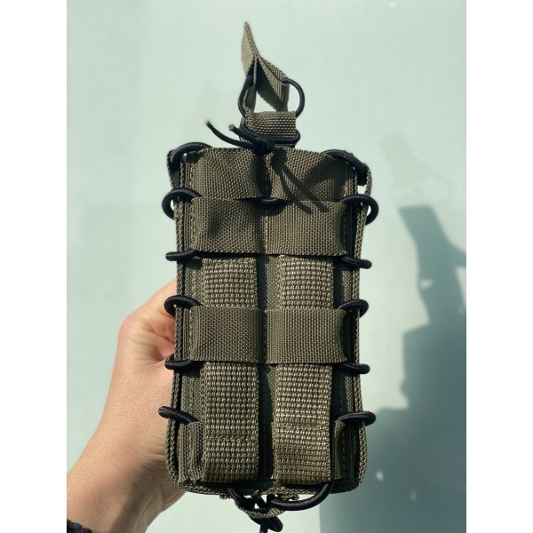 Одинарний штурмовий підсумок для магазинів АК на системі Molle (Олива) МК - 3573905 Одинарний штурмовий підсумок для магазинів АК на системі Molle (Олива) МК - 3573905