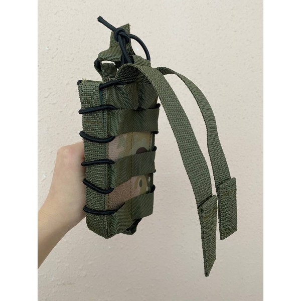 Одинарный штурмовой подсумок для магазинов АК на системе Molle (Мультикам) МК - 3573904 Одинарный штурмовой подсумок для магазинов АК на системе Molle (Мультикам) МК - 3573904