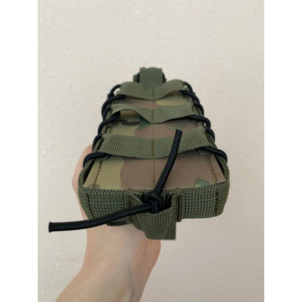 Одинарный штурмовой подсумок для магазинов АК на системе Molle (Мультикам) МК - 3573904 Одинарный штурмовой подсумок для магазинов АК на системе Molle (Мультикам) МК - 3573904