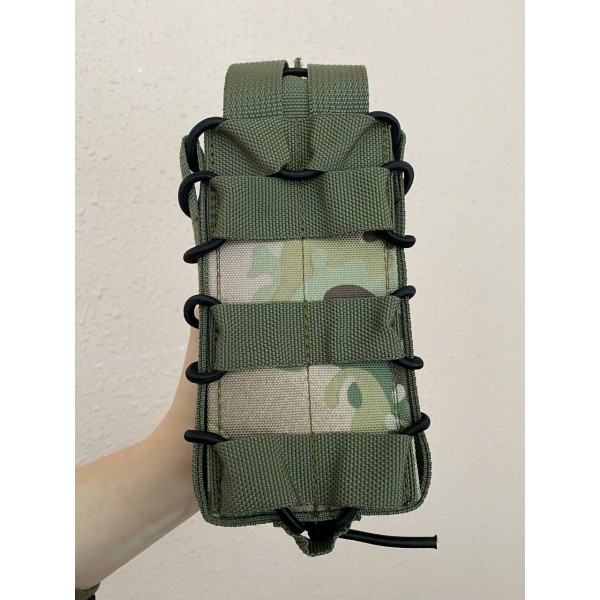 Одинарный штурмовой подсумок для магазинов АК на системе Molle (Мультикам) МК - 3573904 Одинарный штурмовой подсумок для магазинов АК на системе Molle (Мультикам) МК - 3573904