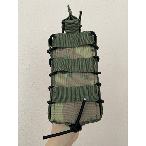 Одинарный штурмовой подсумок для магазинов АК на системе Molle (Мультикам) МК - 3573904 Одинарный штурмовой подсумок для магазинов АК на системе Molle (Мультикам) МК - 3573904