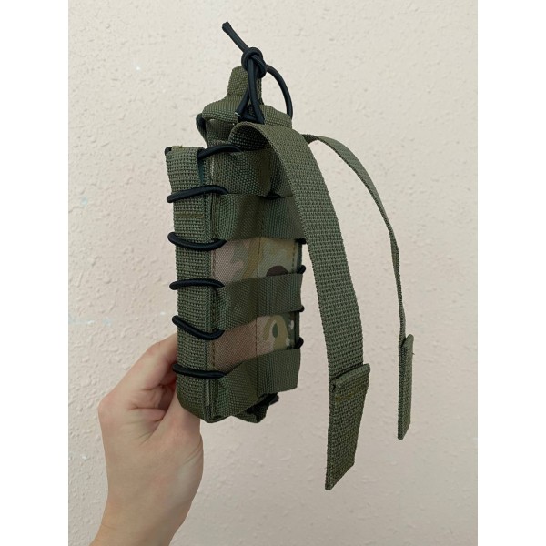Одинарный штурмовой подсумок для магазинов АК на системе Molle (Мультикам) МК - 3573904 Одинарный штурмовой подсумок для магазинов АК на системе Molle (Мультикам) МК - 3573904