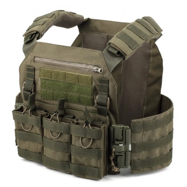 Плитоноска (PLATE CARRIER) олива с функцией быстрого сброса MOLLI PL-012 - 3573892