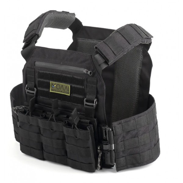 Плитоноска (PLATE CARRIER) черная с функцией быстрого сброса MOLLI PL-012 - 3573891
