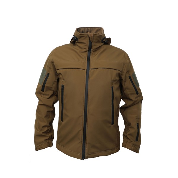 Куртка Soft Shell браун койот под кобуру Pancer - 3573889