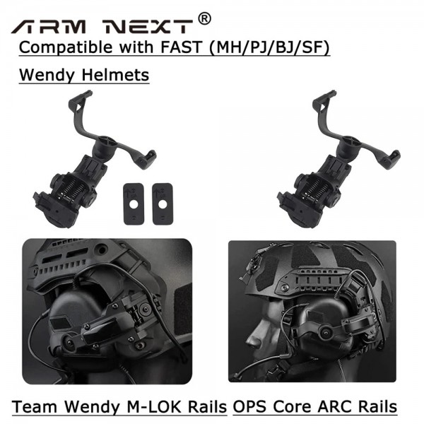 Кріплення для навушників (Чебурашка) на шолом олива - 3573841 Кріплення для навушників (Чебурашка) на шолом олива - 3573841