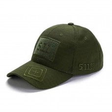 Бейсболка 5.11 Rip stop velcro олива
