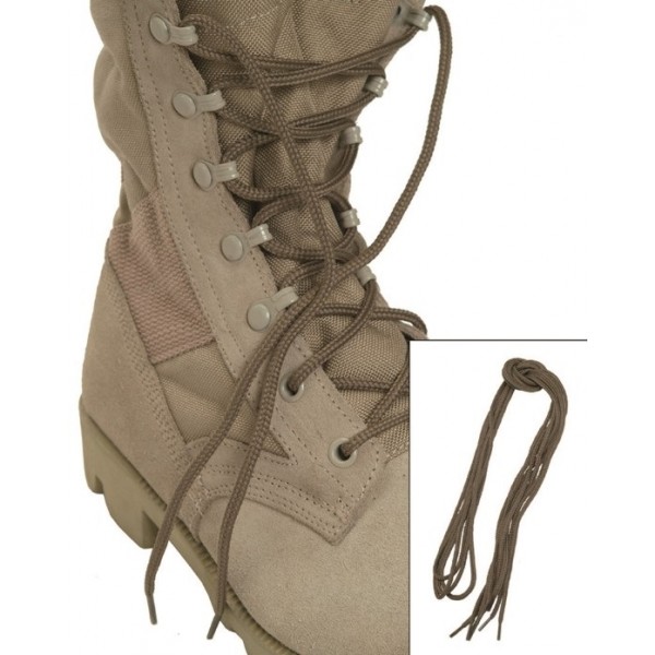 Шнурки для обуви 180см coyote Mil-Tec Германия - 3573799
