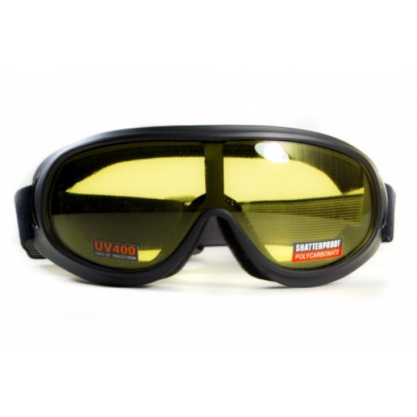 Окуляри захисні з ущільнювачем Global Vision Trump (yellow) жовті - 3586660 Окуляри захисні з ущільнювачем Global Vision Trump (yellow) жовті - 3586660