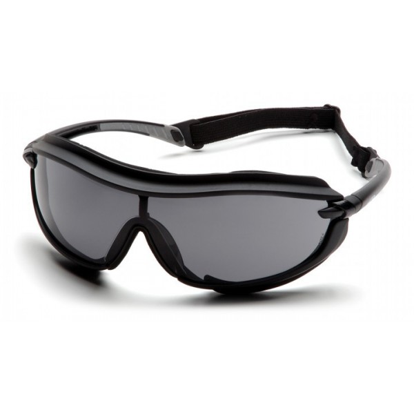 Очки защитные с уплотнителем Pyramex XS3 Plus (Anti-Fog) (gray) серые - 3573776