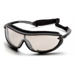 Окуляри захисні з ущільнювачем Pyramex XS3 Plus (indoor/outdoor mirror) Anti-Fog, дзеркальні напівтемні