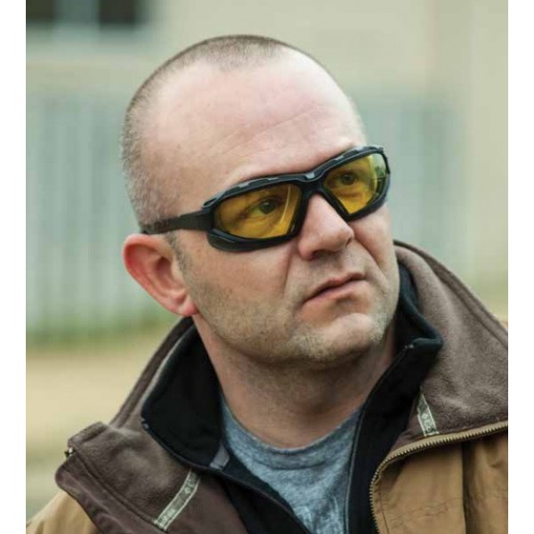 Очки защитные с уплотнителем Pyramex Highlander-PLUS (gray) Anti-Fog, серые - 3573760