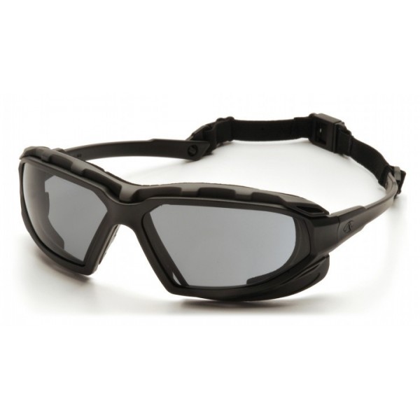 Очки защитные с уплотнителем Pyramex Highlander-PLUS (gray) Anti-Fog, серые - 3573760