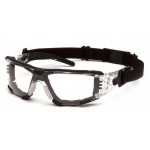 Очки защитные с уплотнителем Pyramex Fyxate (clear) Super Anti-Fog H2MAX, прозрачные