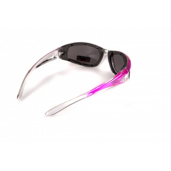 Очки защитные с уплотнителем Global Vision FlashPoint Pink-Silver (silver mirror) зеркальные серые - 3578239 Очки защитные с уплотнителем Global Vision FlashPoint Pink-Silver (silver mirror) зеркальные серые - 3578239