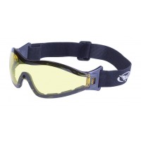 Очки защитные с уплотнителем Global Vision Z-33 (yellow) Anti-Fog, желтые
