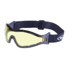 Очки защитные с уплотнителем Global Vision Z-33 (yellow) Anti-Fog, желтые