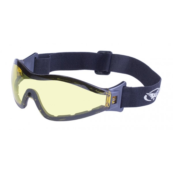 Очки защитные с уплотнителем Global Vision Z-33 (yellow) Anti-Fog, желтые - 3574252