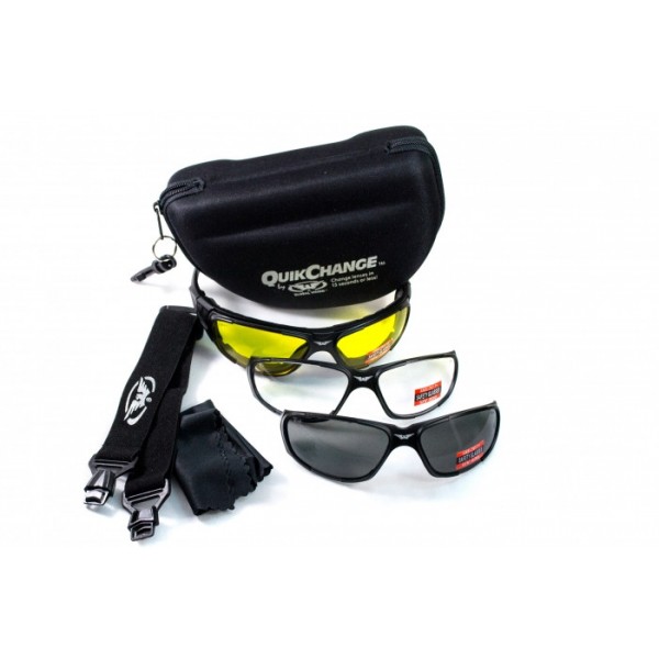 Очки защитные со сменными линзами Global Vision QuikChange Kit - 3573783