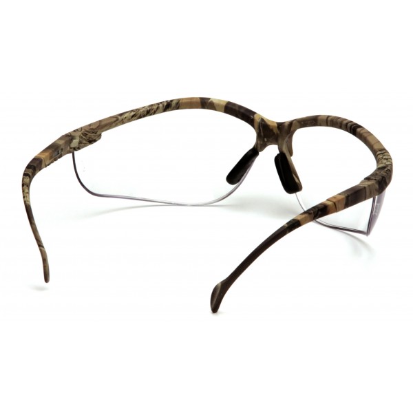 Очки защитные в камуфлированной оправе открытые Pyramex Venture-2 Camo Forest (clear) прозрачные - 3573749