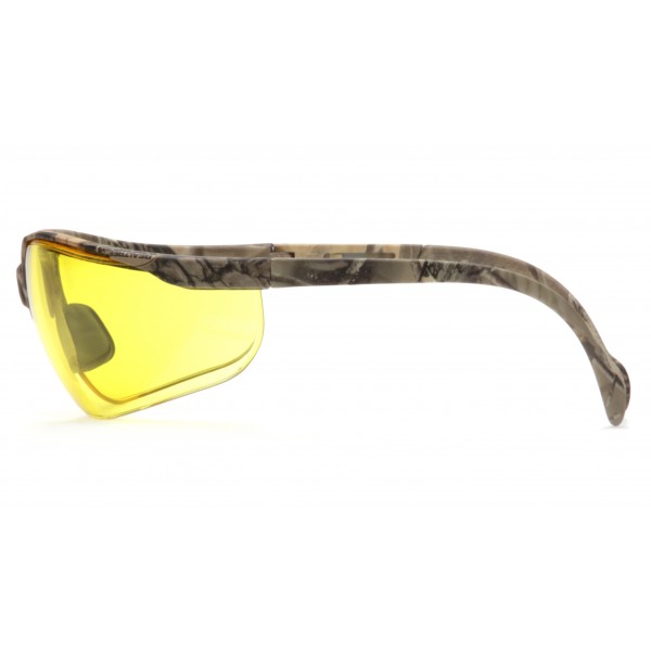 Очки защитные открытые в камуфлированной оправе Pyramex Venture-2 Camo (amber) желтые - 3573748 Очки защитные открытые в камуфлированной оправе Pyramex Venture-2 Camo (amber) желтые - 3573748