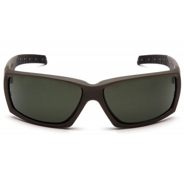 Защитные очки Venture Gear Tactical OverWatch Green (forest gray) Anti-Fog, чёрно-зелёные в зелёной оправе - 3573729