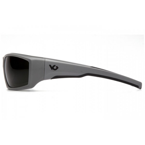 Очки защитные открытые Venture Gear Tactical OverWatch Gray (forest gray) Anti-Fog, чёрно-зелёные в серой оправе - 3573727 Очки защитные открытые Venture Gear Tactical OverWatch Gray (forest gray) Anti-Fog, чёрно-зелёные в серой оправе - 3573727