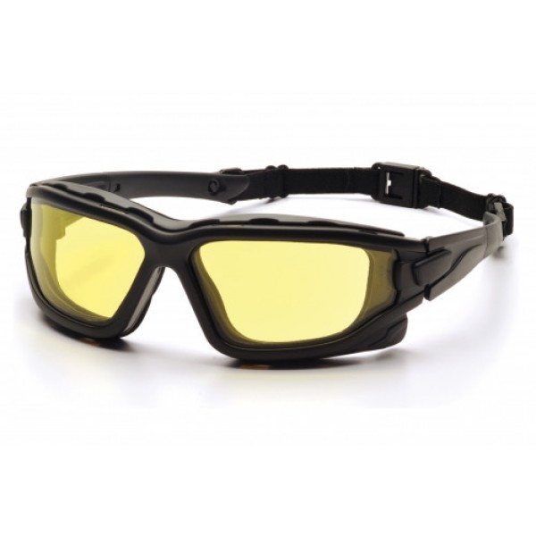 Окуляри захисні з ущільнювачем Pyramex i-Force XL (amber) Anti-Fog, жовті - 3586648