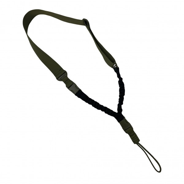 Ремень для АК одноточковое олива тихий полиамидный с быстрым сбросом ТТХ - 3573690