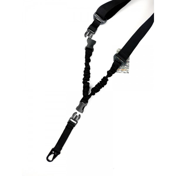 Ремень для АК одноточечный полиамидный черный с быстрым сбросом ТТХ - 3573689