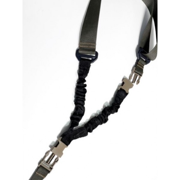 Ремінь для АК одноточковий олива поліамідний зі швидким скиданням ТТХ - 3573688