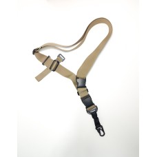 Ремень для АК 3-х точечный полиамидный койот с быстрым сбросом ТТХ
