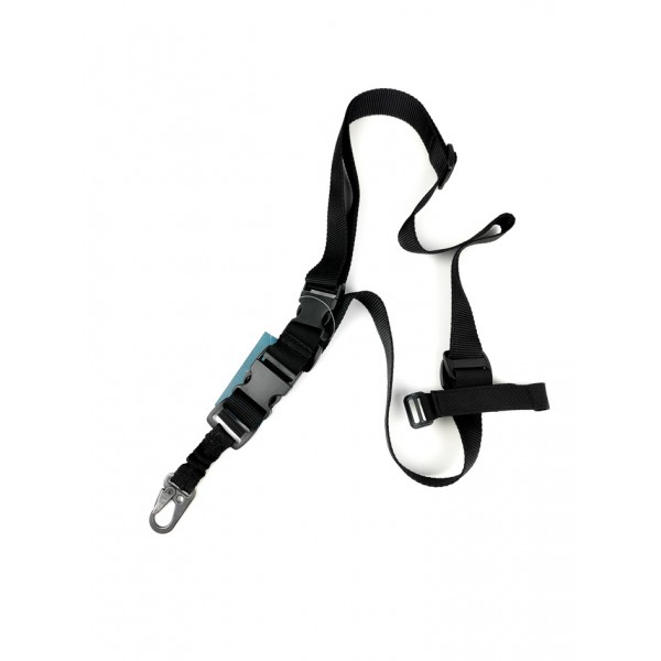 Ремінь для АК 3-х точковий чорний поліамідний зі швидким скиданням ТТХ - 3573686