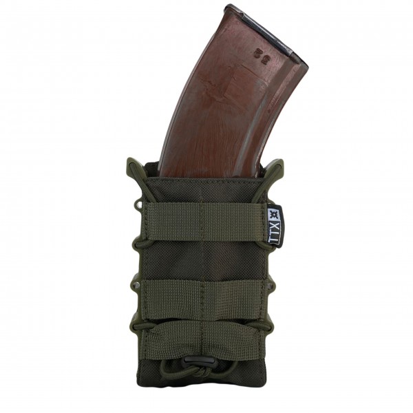 Підсумок під 1 магазин АК відкритий полімерний Олива ТТХ - 3573673 Підсумок під 1 магазин АК відкритий полімерний Олива ТТХ - 3573673