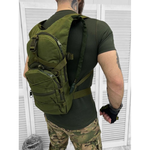 Гидратор 3л олива с рюкзаком - 3573665
