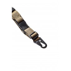 Ремень оружейный 3-точечный КАР (крепеж карабин) Frag Койот