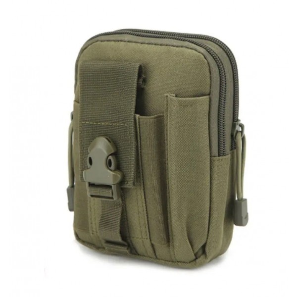 Поясна сумка органайзер із системою Molle олива - 3573624