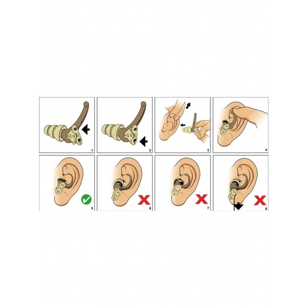 Стрелковые противошумовые вставки беруши 3M Combat Arms 4.1 - 3573605 Стрелковые противошумовые вставки беруши 3M Combat Arms 4.1 - 3573605