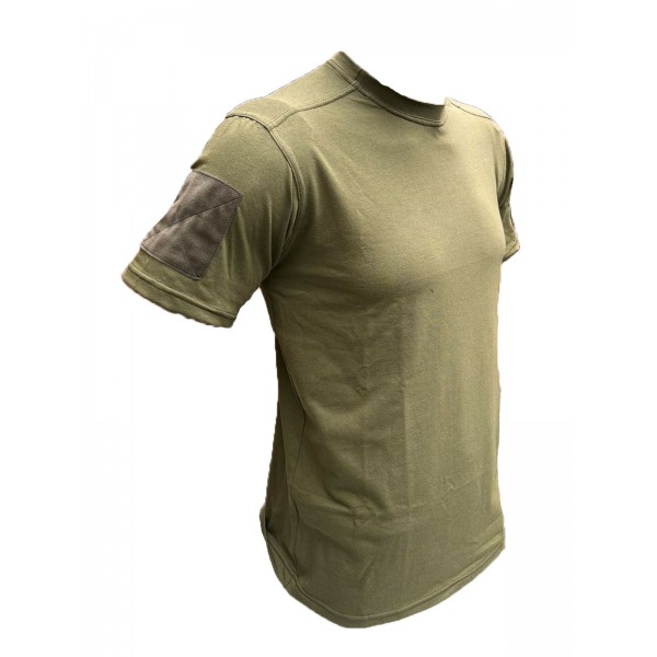 Футболка тактическая Х/Б олива плотность 220 грам с Velcro Pancer - 3573580 Футболка тактическая Х/Б олива плотность 220 грам с Velcro Pancer - 3573580